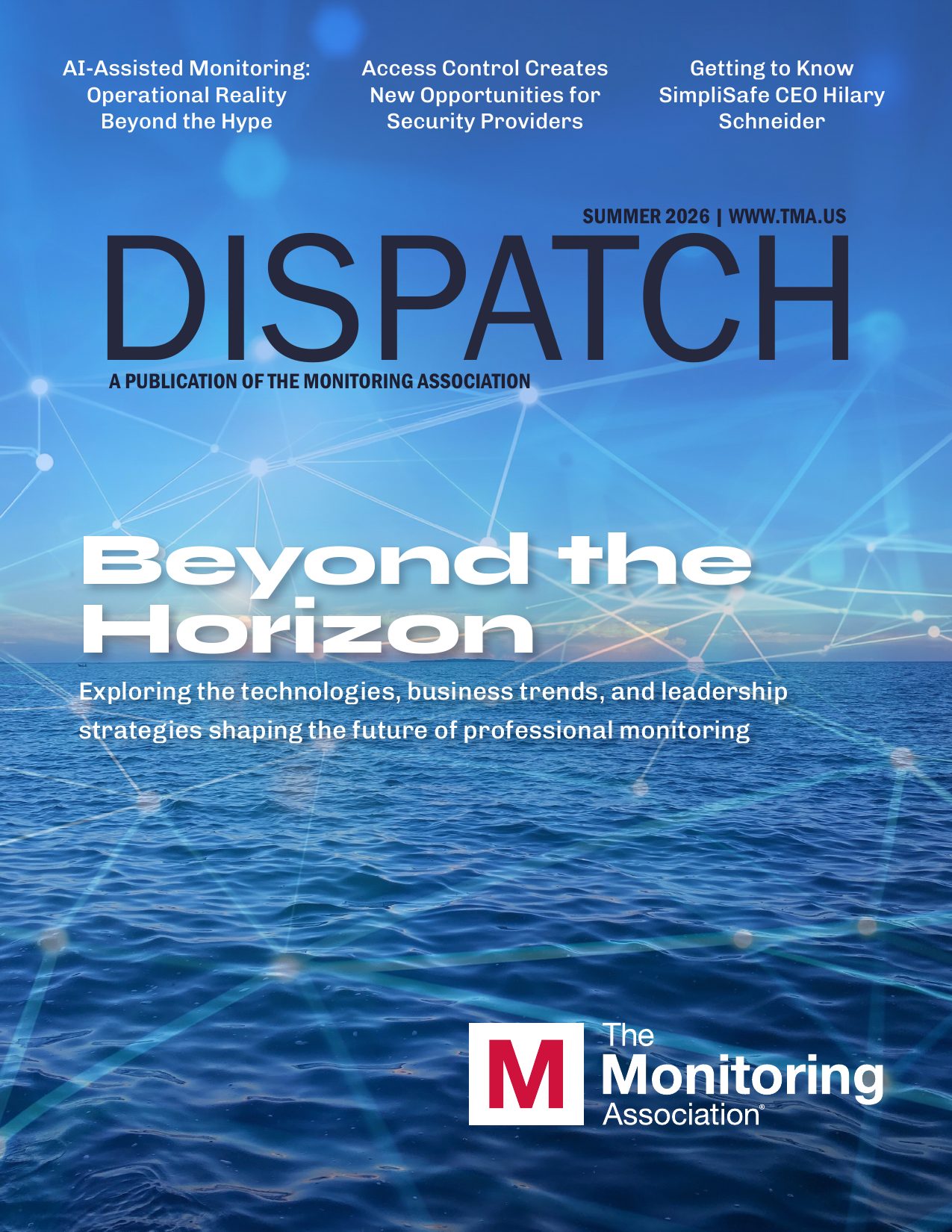 TMA Dispatch Summer 2026 cover: Beyond the Horizon.
